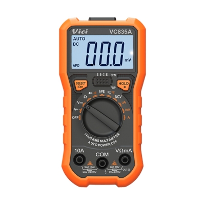 VC835A True RMS, NCV tests, Data hold, Backlight, Torch lighting function.