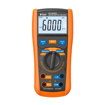 VC4060C Motor Checker, Insulation resistance, Milliohm resistance, Inductance, Data hold, Backlight